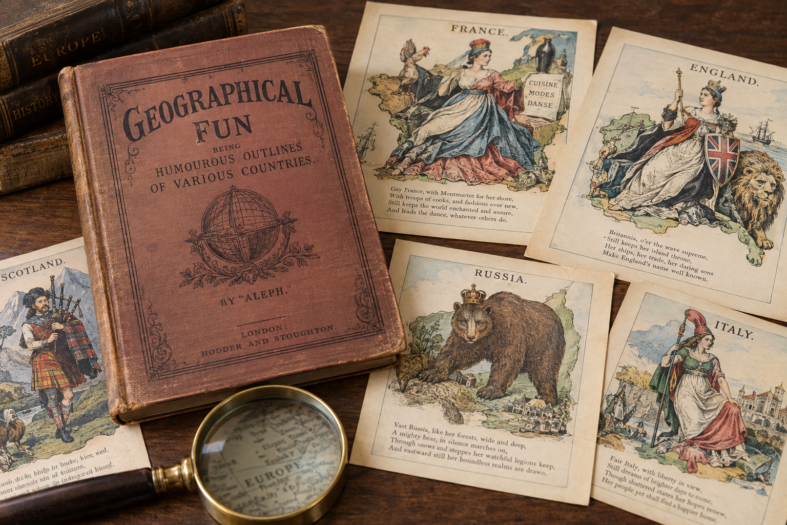 Victorian Map Series Caricatures Europe, but Its Artist Is Disputed