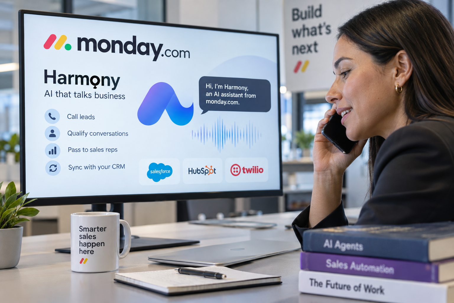 Monday.com launches Harmony, a voice AI platform for sales calls