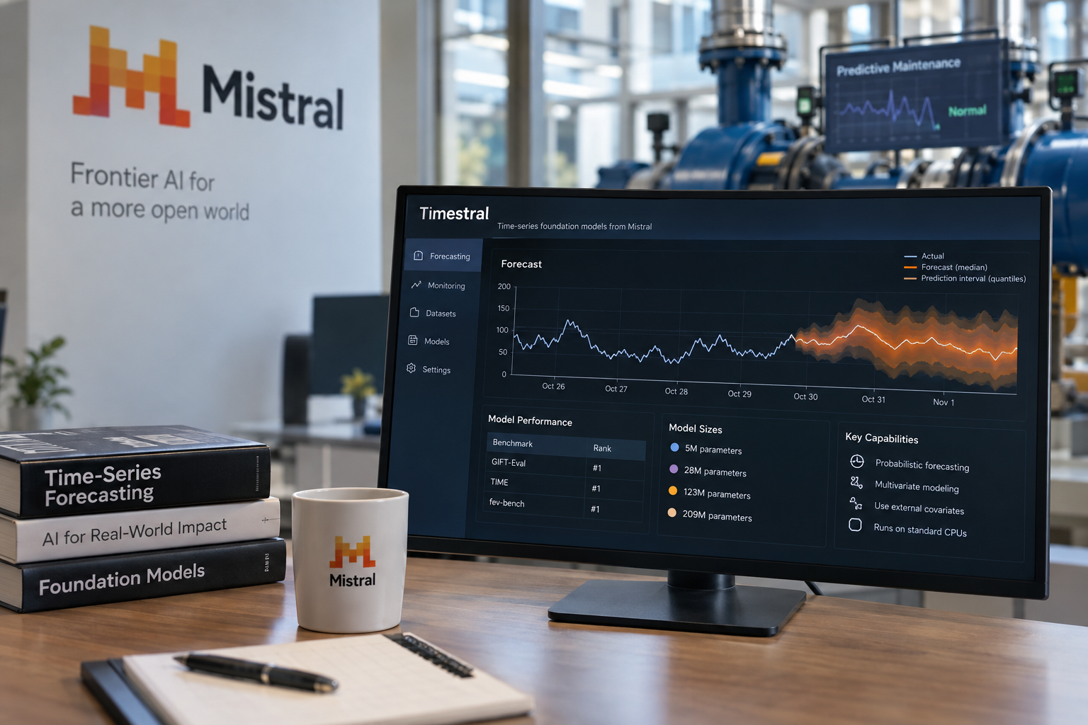Mistral Releases Timestral, Forecasting Models That Run on Ordinary CPUs