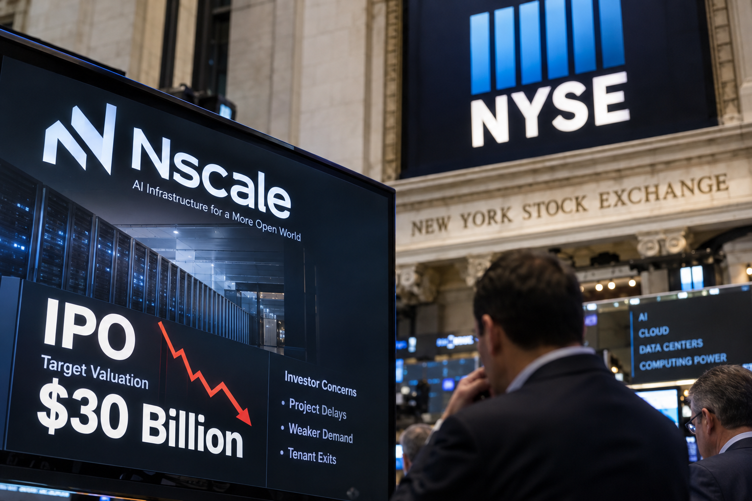 Investors Push Back on Nscale's $30 Billion IPO Valuation