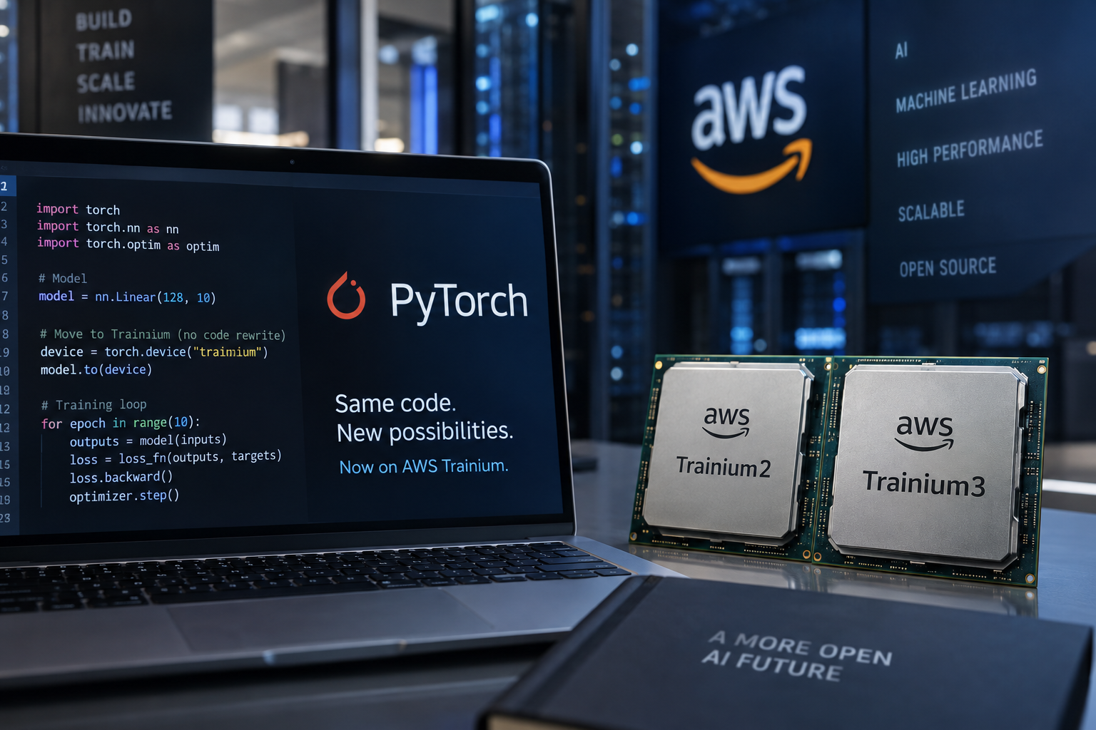 Amazon's TorchNeuron Lets PyTorch Code Run on Trainium Chips Without Rewrites