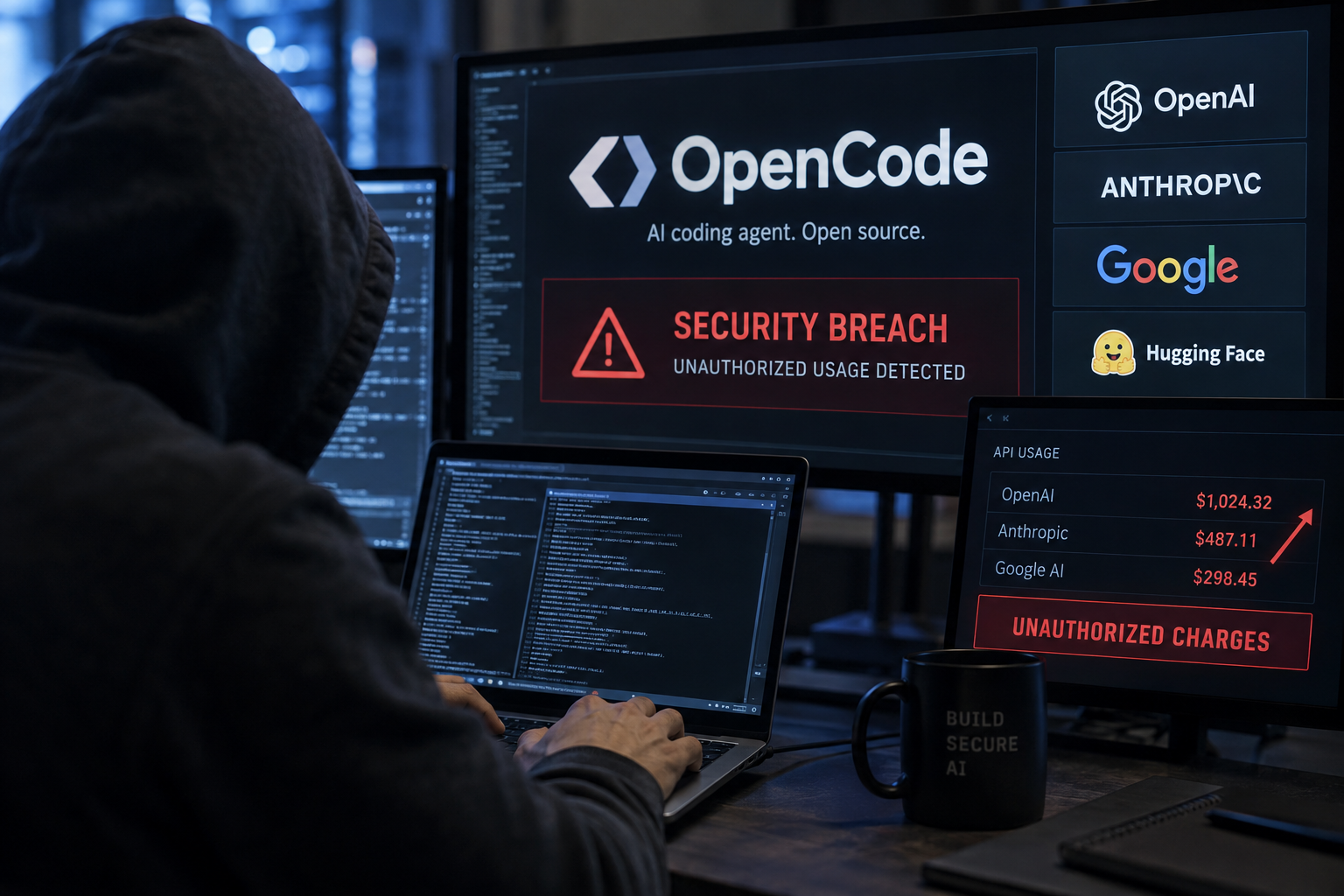 Hackers Breach AI Coding Tool OpenCode, Running Up Charges on User Accounts