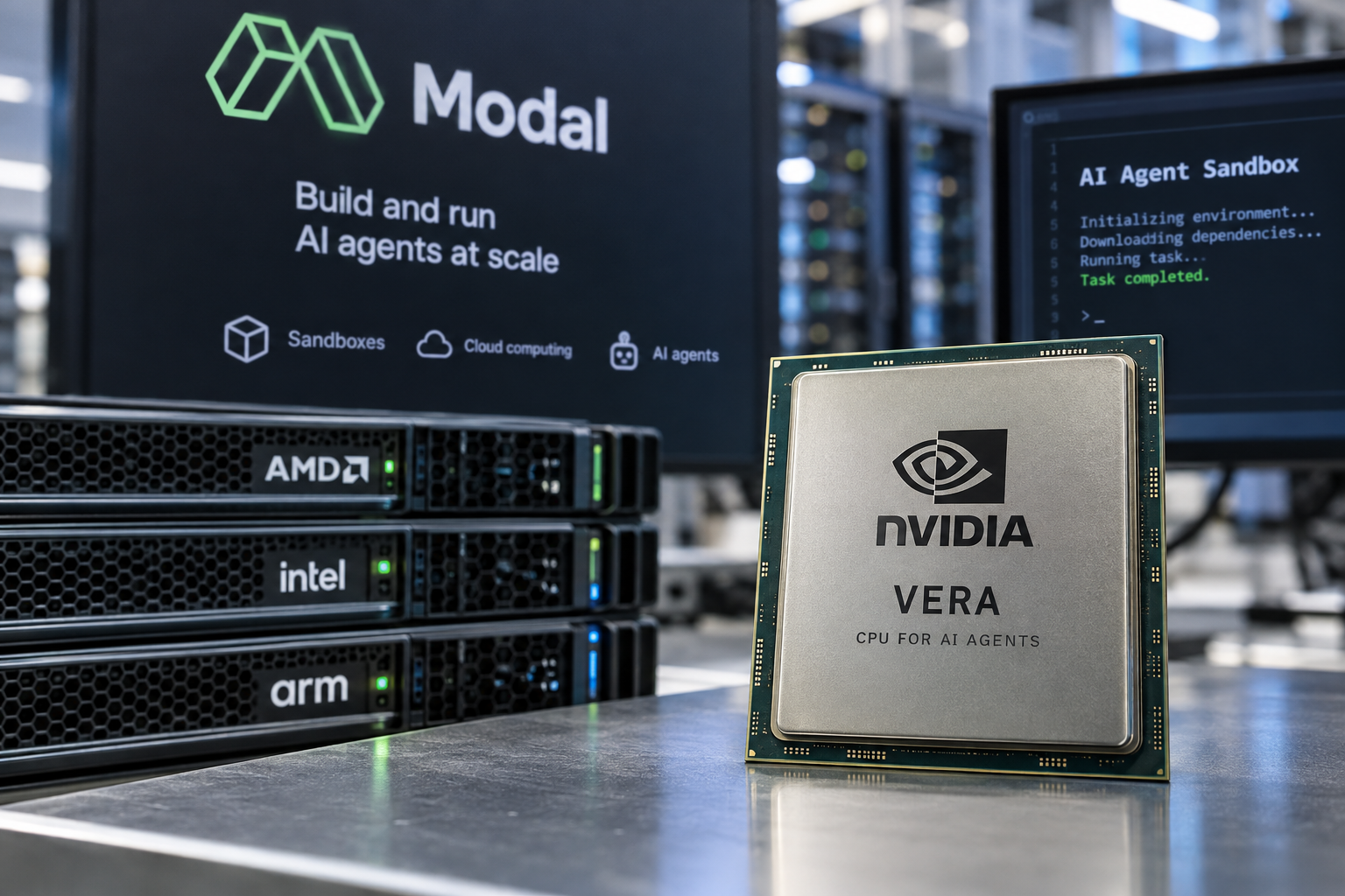 Modal Plans to Run AI Agent Sandboxes on Nvidia's Vera CPU