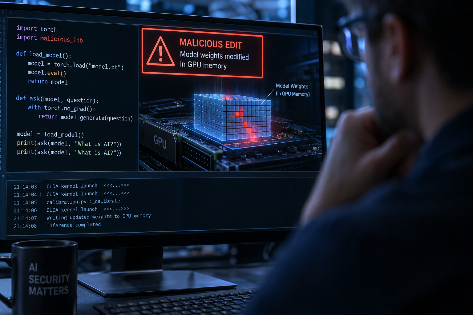 Stealthium Demo Shows Malicious Edits Can Hide Inside an AI Model's GPU Memory