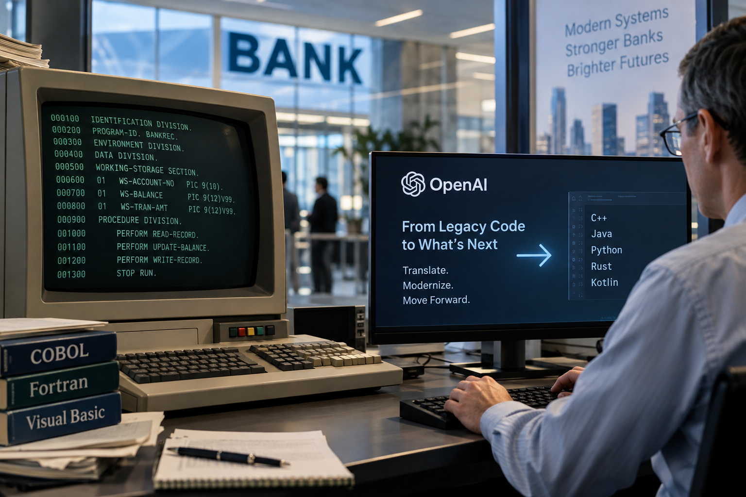 OpenAI Says Its Models Can Help Banks Move Off Old COBOL Code