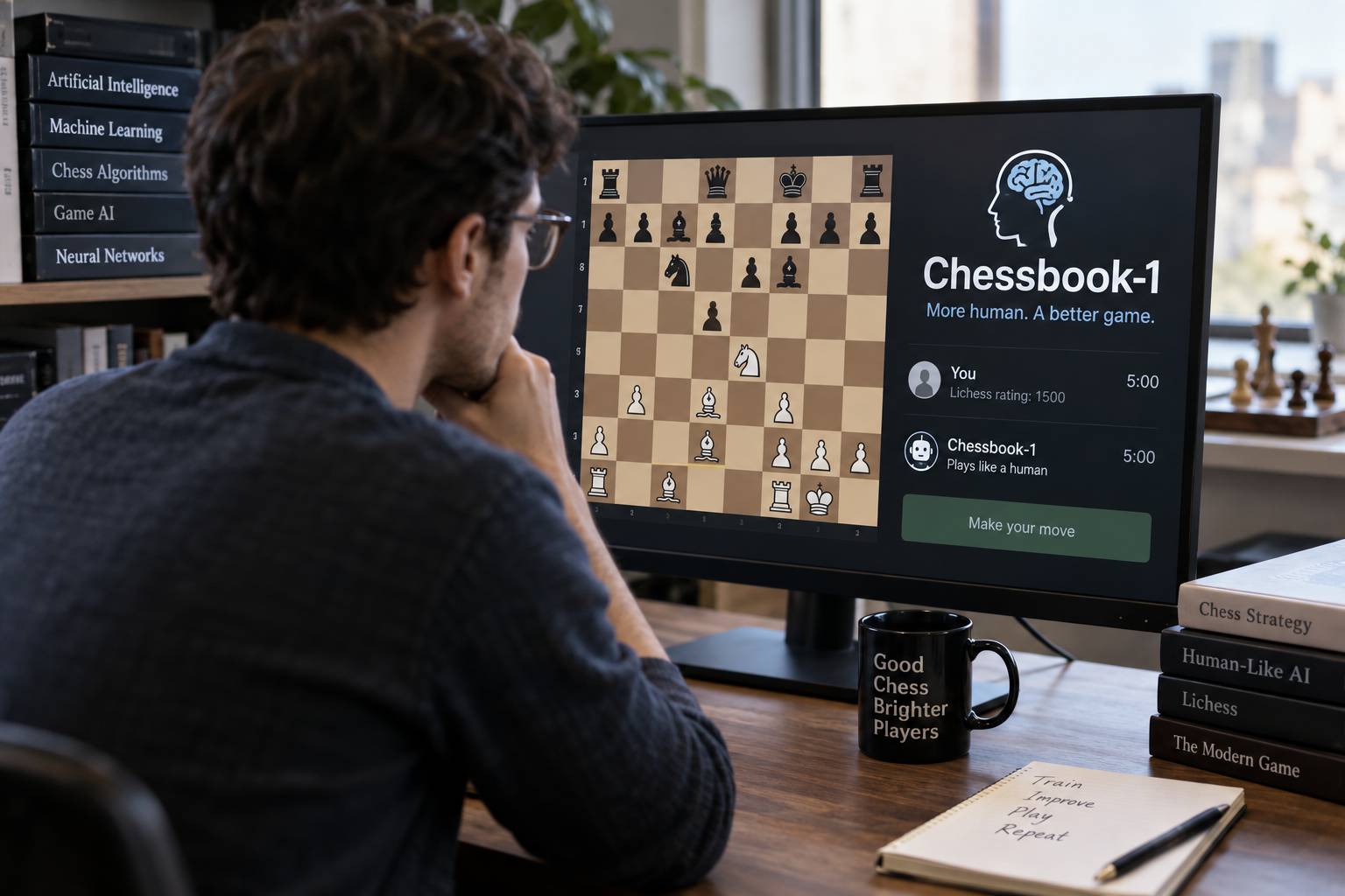 Solo Developer's Chess Bot Aims to Play Like a Human at Every Rating
