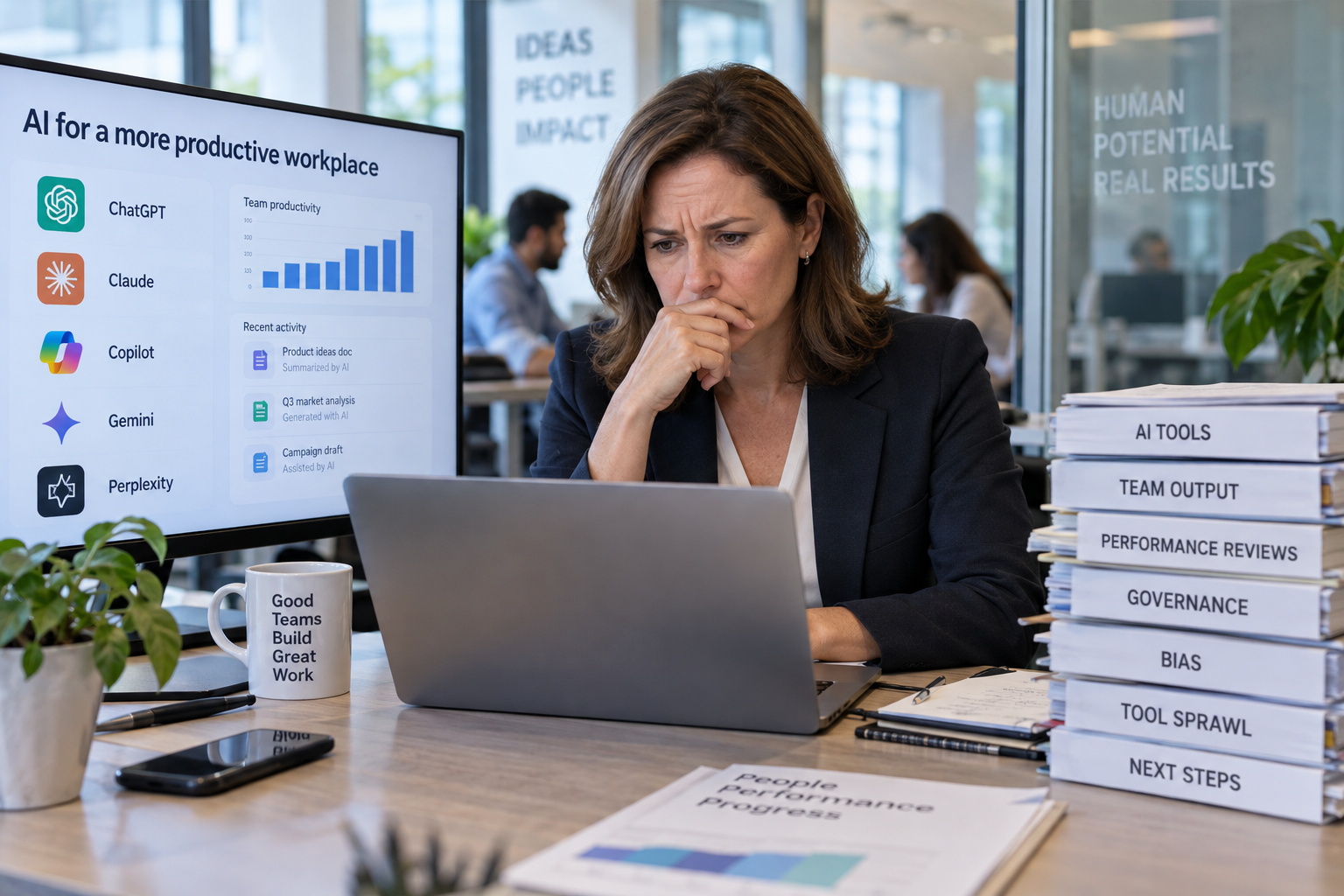 AI Promises Productivity, but Managers Are Struggling to Keep Up