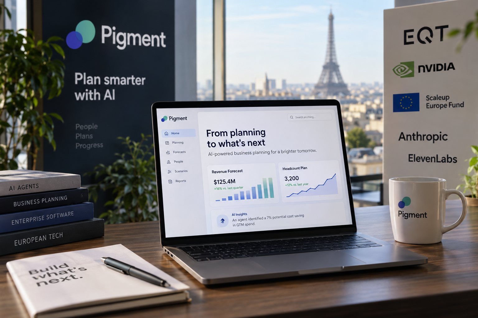 Pigment Raises $250M at $2.3B Valuation in Round Led by EQT Fund