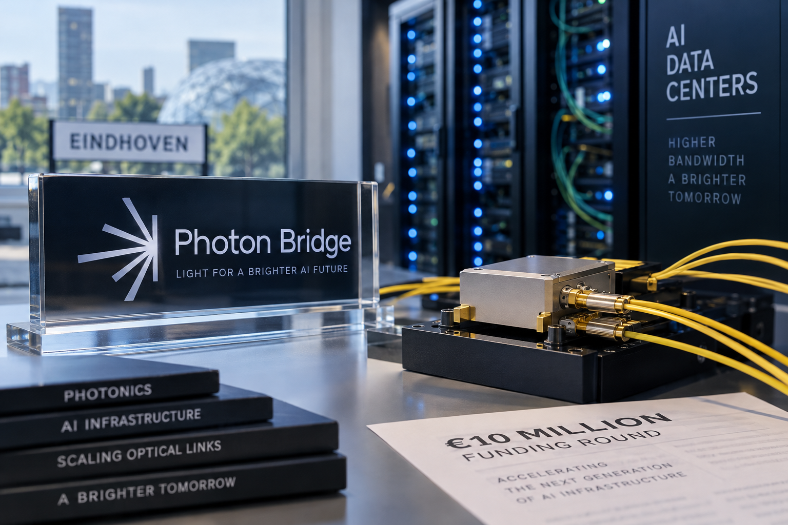 Eindhoven Startup Photon Bridge Raises €10 Million to Mass-Produce Lasers for AI Data Centers
