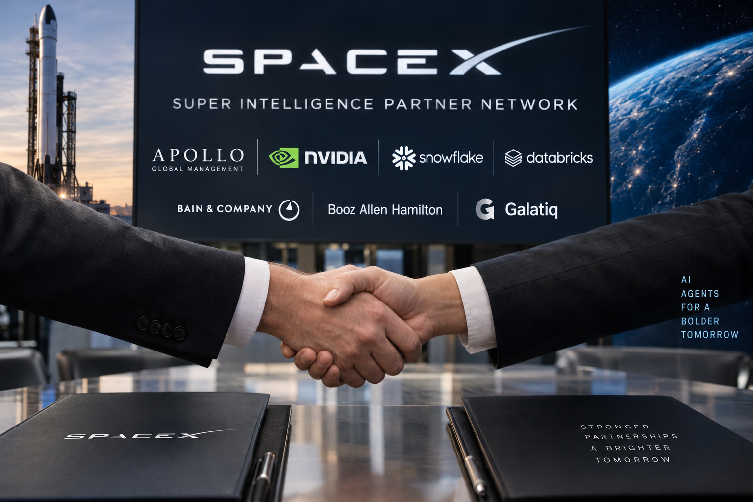 SpaceX Signs Apollo and Nvidia to Grok Partner Network