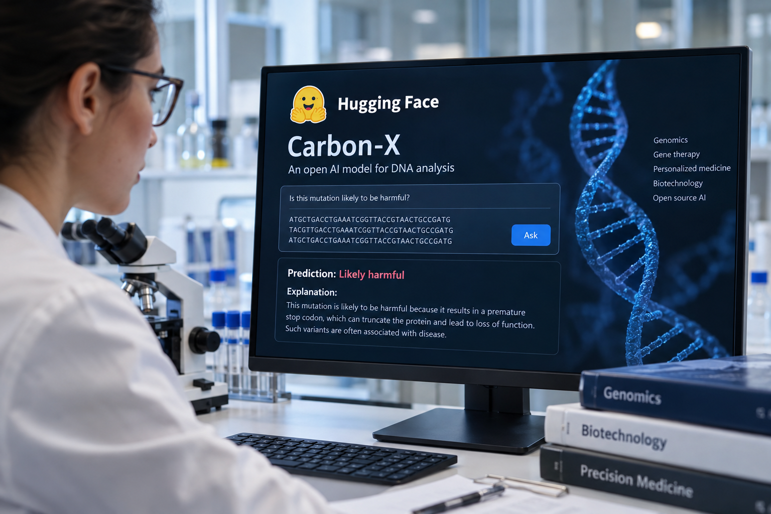 Hugging Face Releases Carbon-X, an Open AI Model That Answers Questions About DNA