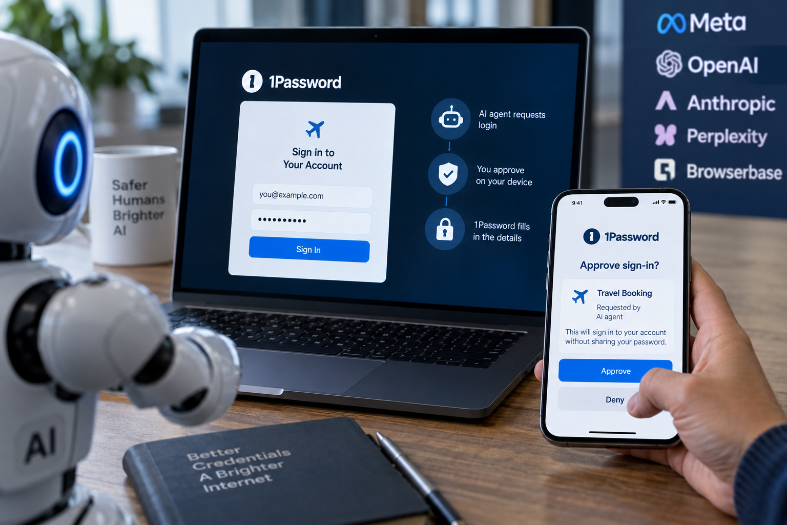 1Password Launches Tool Letting AI Agents Sign In Without Seeing Passwords