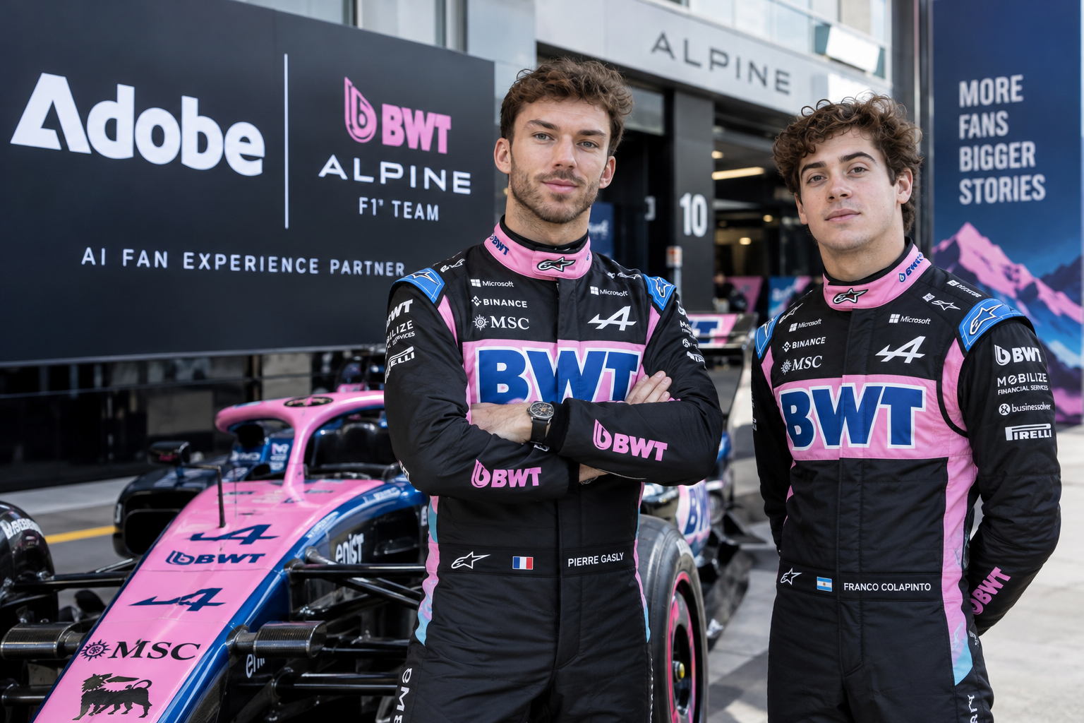 Adobe Becomes AI Fan Experience Partner for BWT Alpine F1 Team
