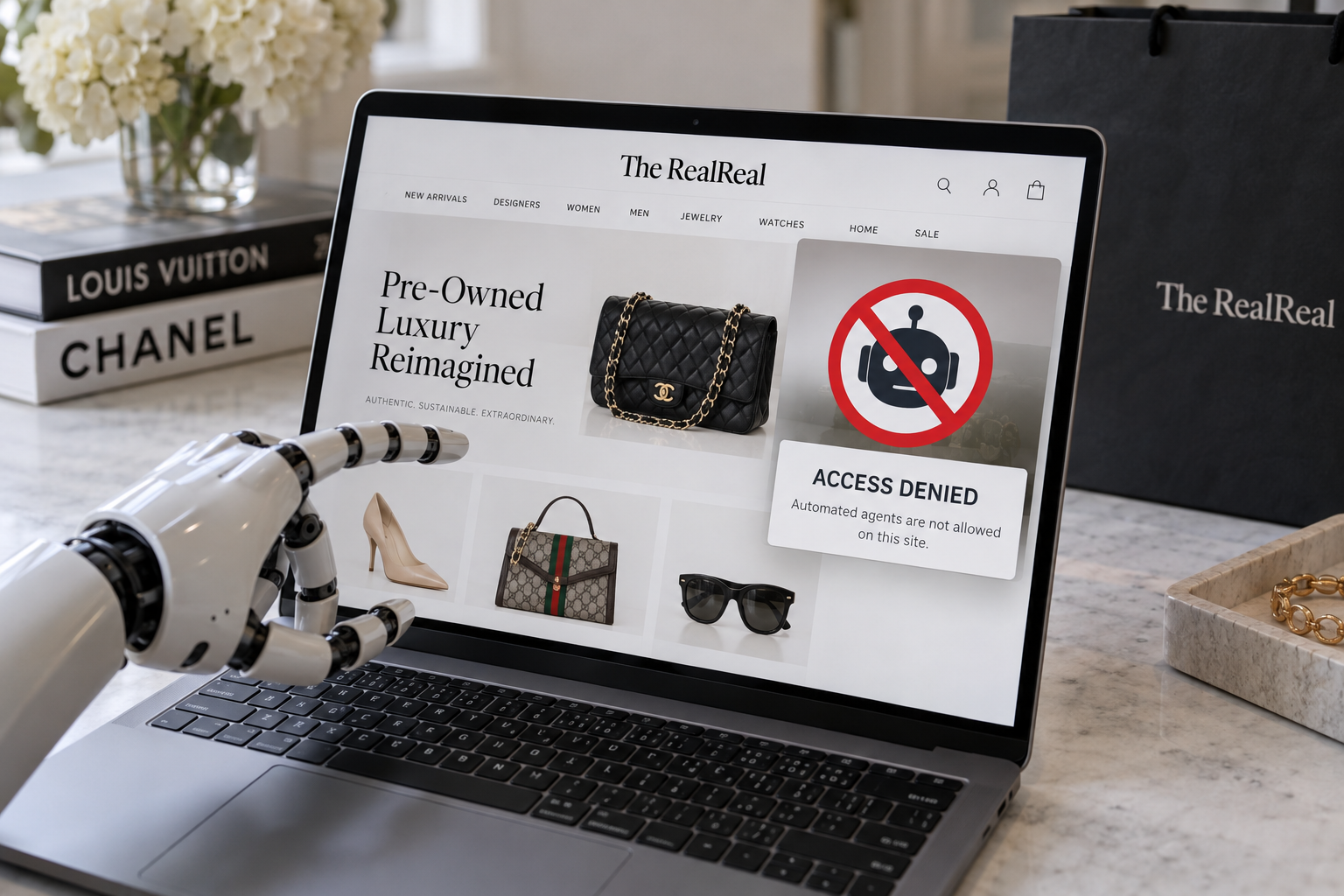 The RealReal Shuts Down AI Agents Tying Up Designer Clothing