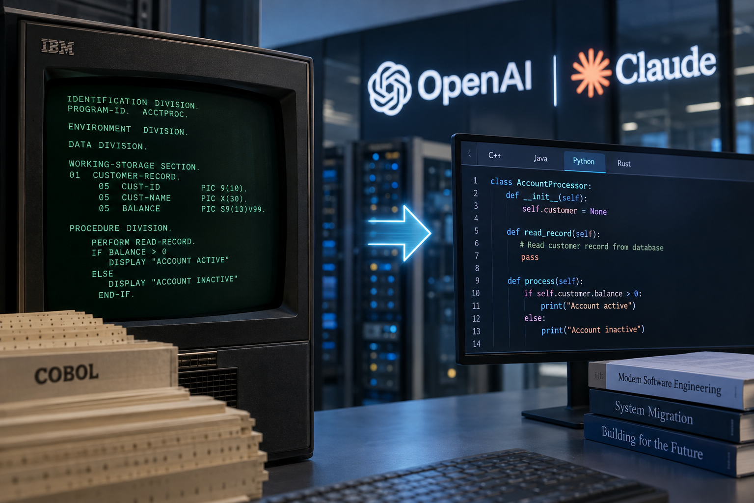 OpenAI Says Its Models Are Getting Better at Moving Old COBOL Code, but Experts Say Replacing Legacy Systems Is Far Harder