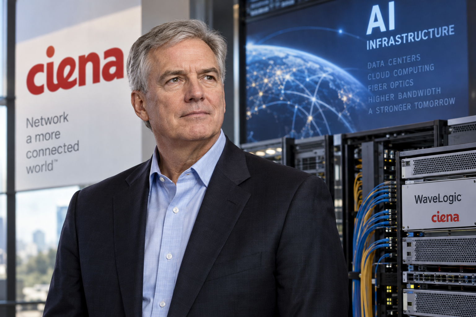 Ciena CEO Who Survived the Telecom Bust Says the AI Boom Is Different