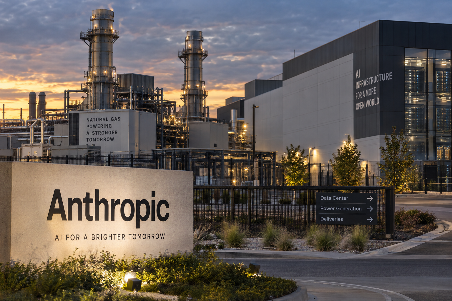 Anthropic Warns Natural Gas Supply and Power Costs Could Slow Its Data Center Buildout