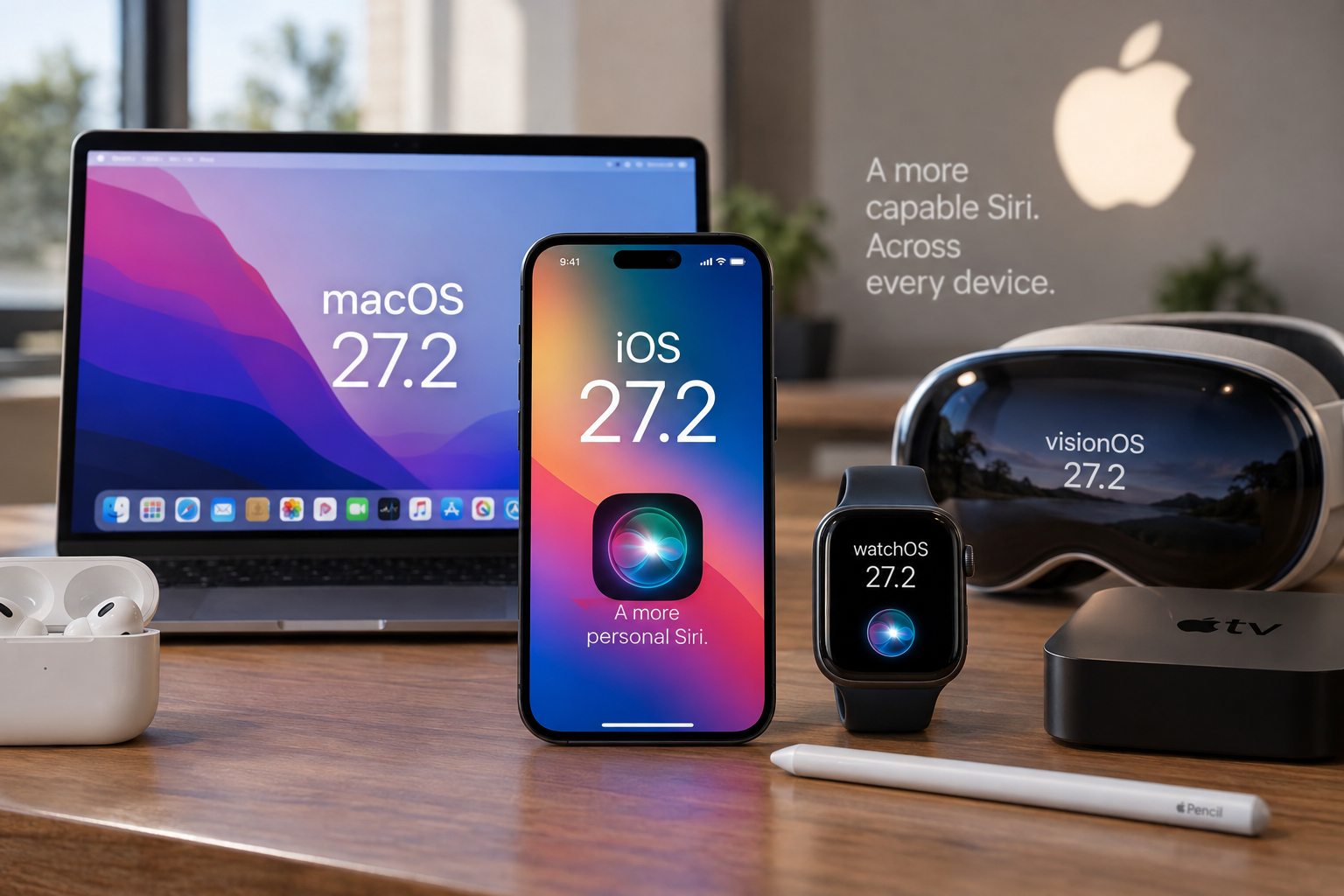 Apple Rolls Out iOS 27.2 and macOS 27.2 With Expanded Siri AI Features