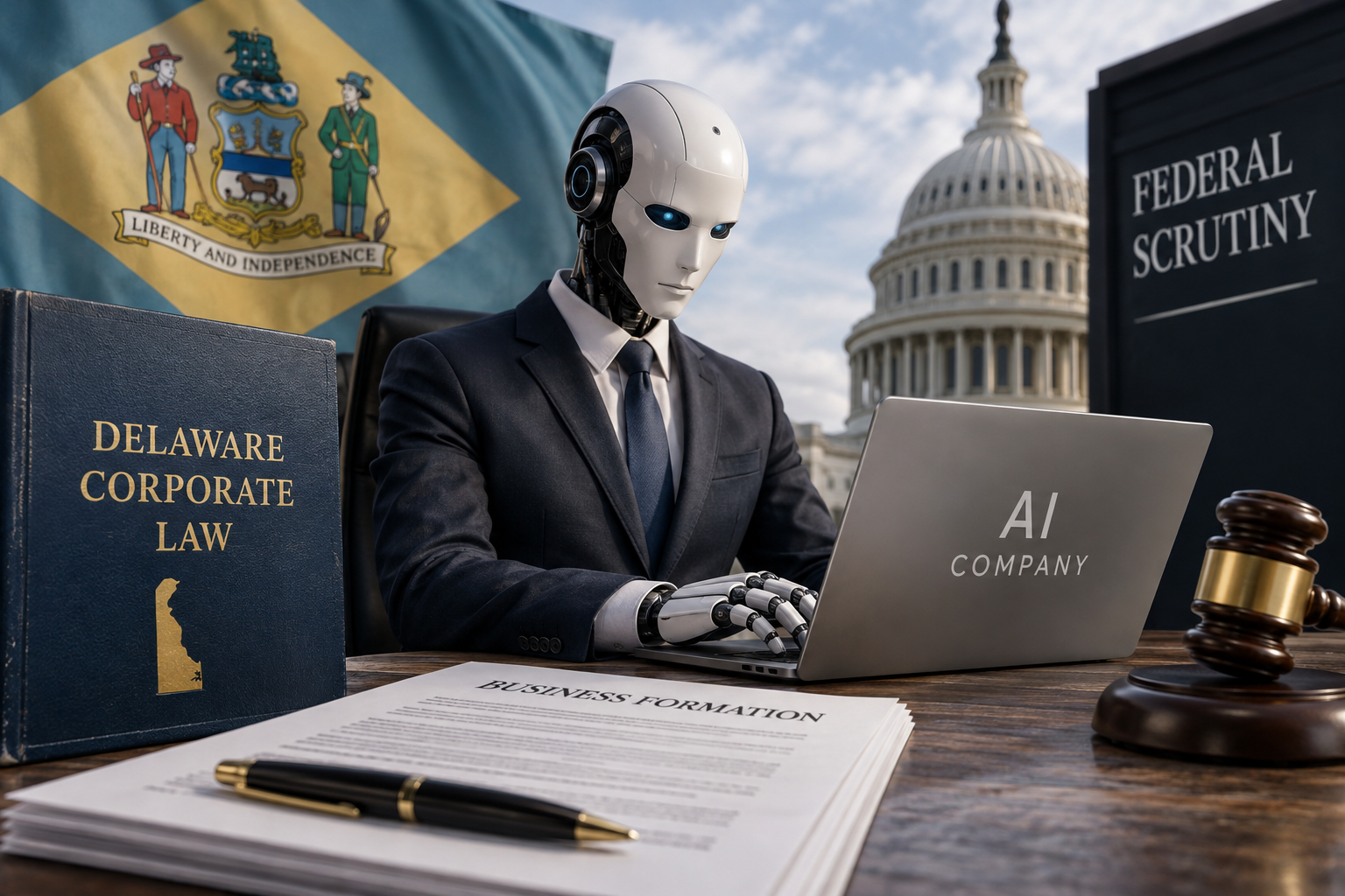 Delaware Plan to Let AI Agents Run Companies Draws Federal Scrutiny