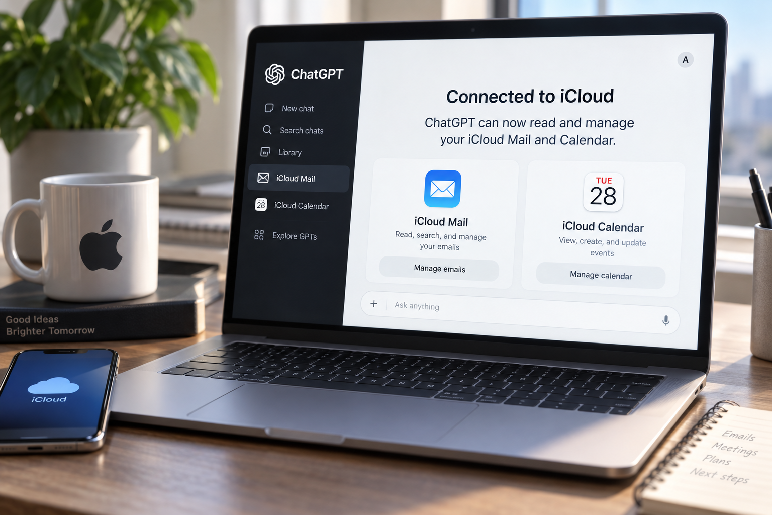 ChatGPT Can Now Read and Manage iCloud Mail and Calendar