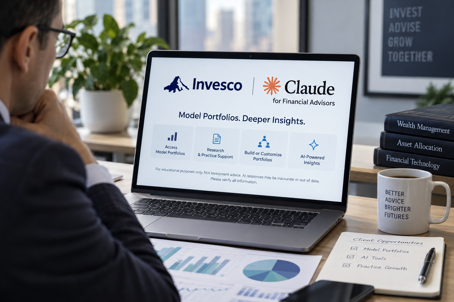 Invesco Brings Its Model Portfolios Into Anthropic's Claude for Financial Advisers