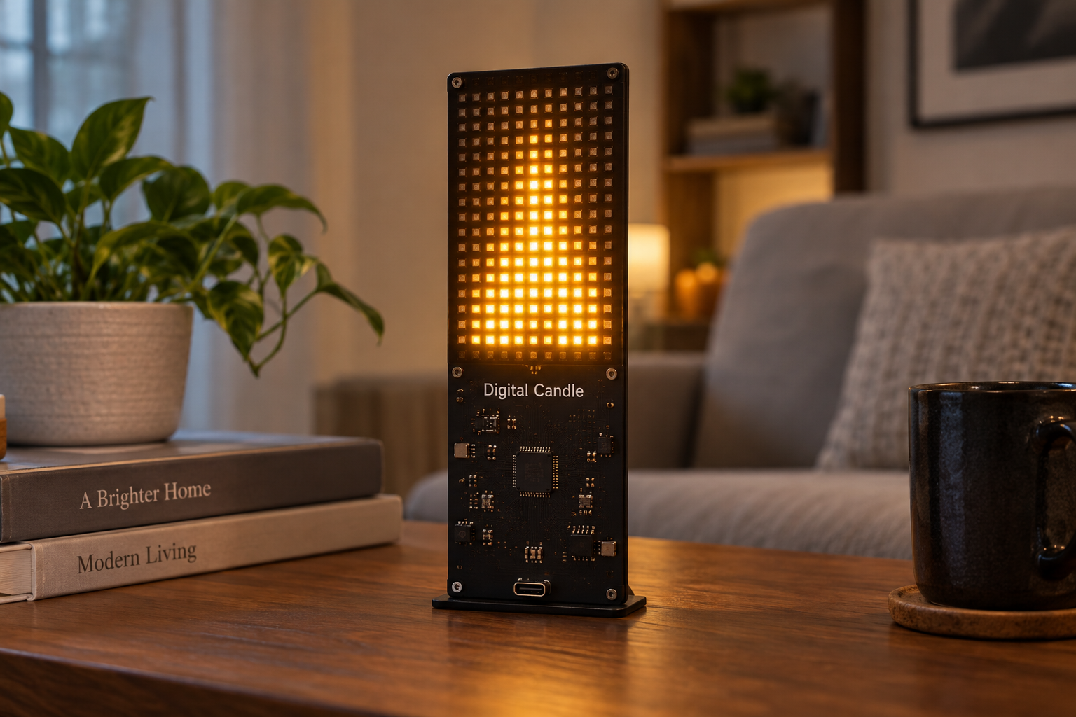 Kevin Bates's $149 Digital Candle Uses AI to Simulate a Flickering Flame