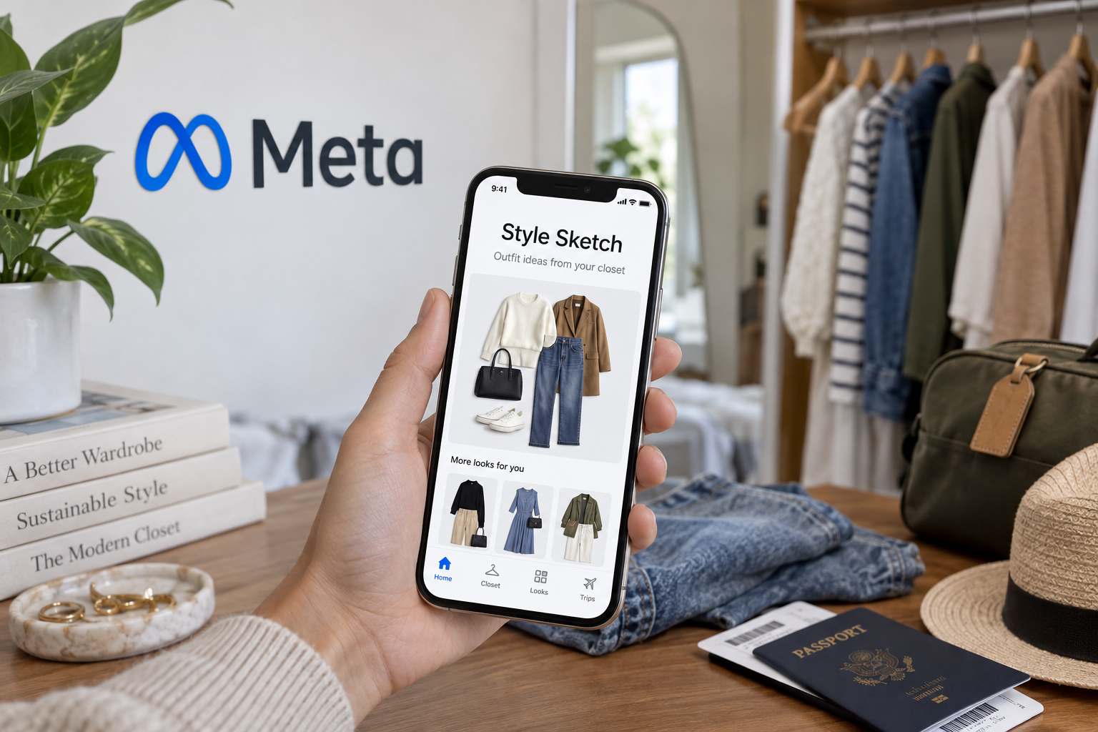 Meta Quietly Launches Style Sketch, an AI App for Building Outfits From Your Own Closet