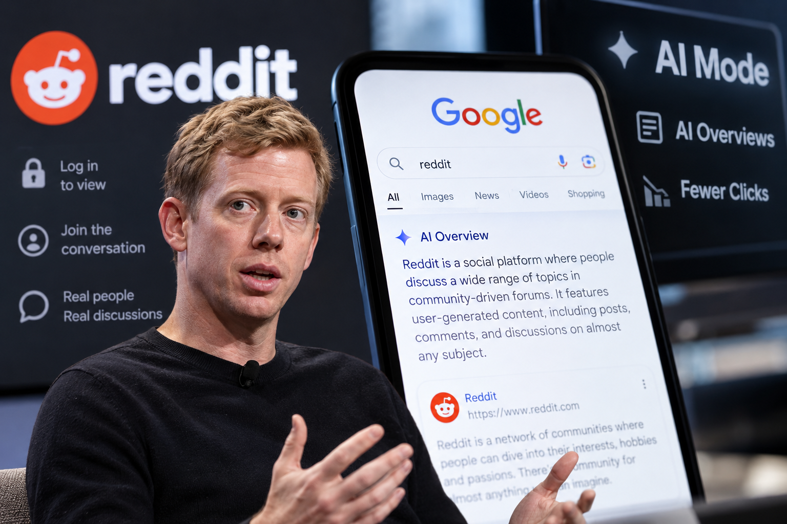 Reddit Says Google’s AI Mode ‘Does Not Drive Traffic,’ Will Require Logins