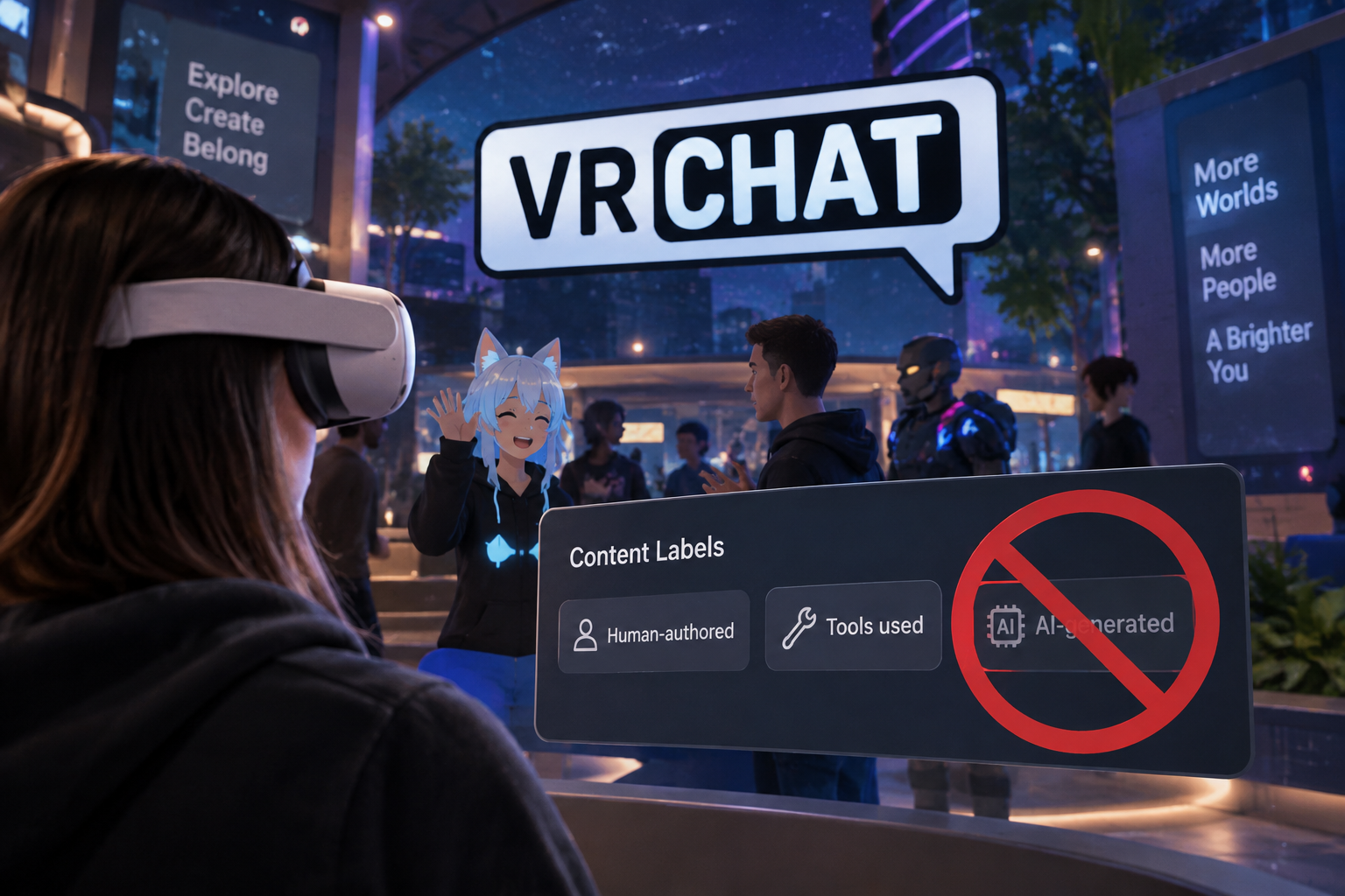 VRChat Rules Out AI Labels Despite Users Asking for Them