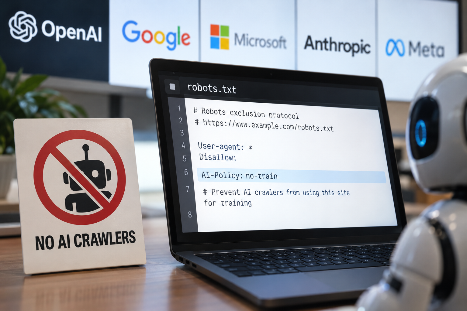 Big AI Companies Back Shared Opt-Out Signal for Website Scraping