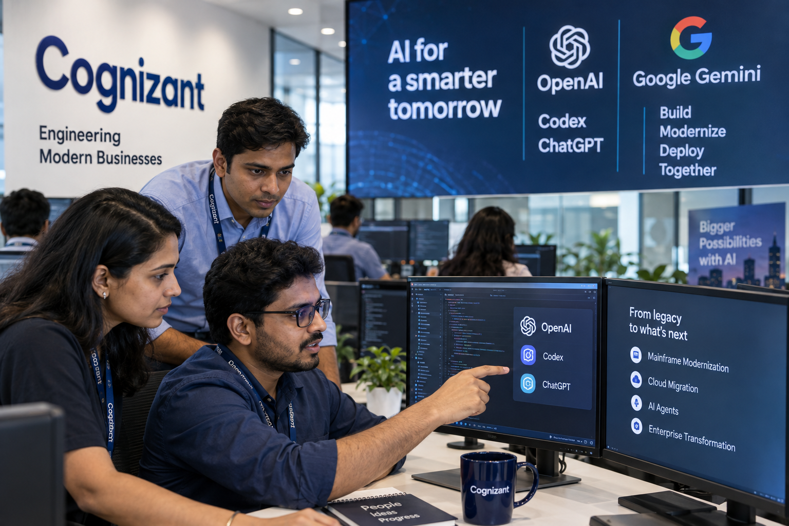Cognizant Puts 25,000 Staff Behind OpenAI Tools, 11 Days After Gemini Push
