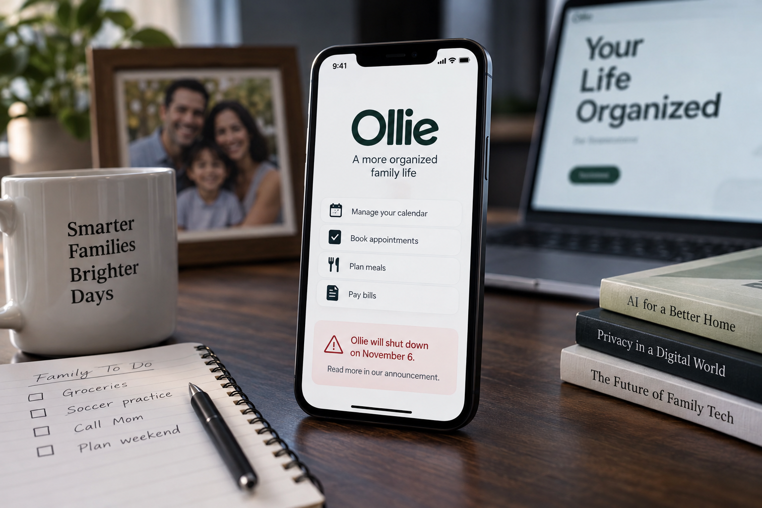 Privacy-Focused AI Assistant Ollie Shuts Down Nov. 6