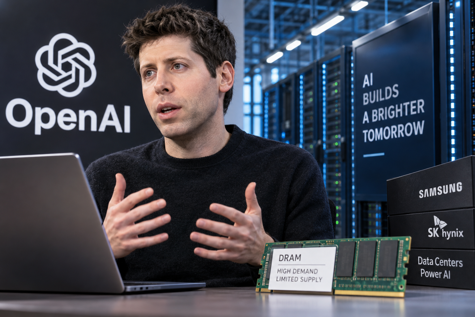 Sam Altman Says RAM Belongs in Data Centers, Not on Your Desk