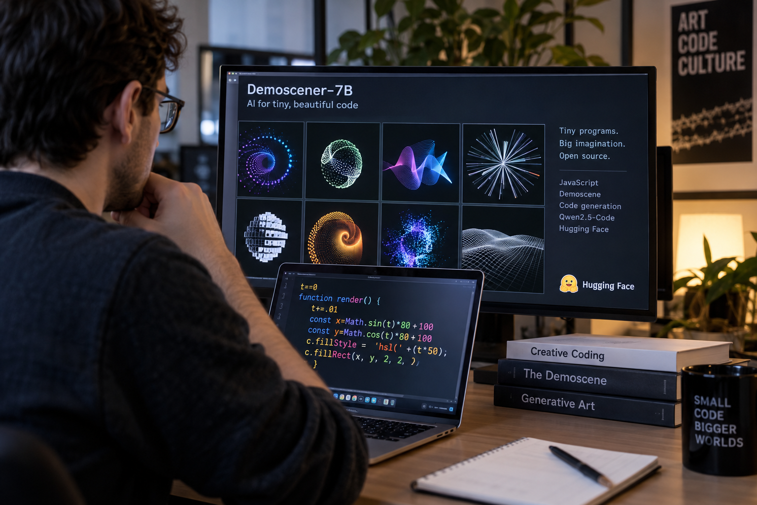 Developer Trains Code Model on Tiny Demoscene Programs Using His Own Taste